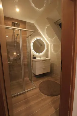 Ein Badezimmer in der Unterkunft Zimmer AsiaDreieck Pension
