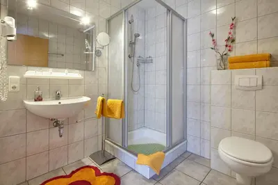 Ein Badezimmer in der Unterkunft Panorama Hotel & Restaurant
