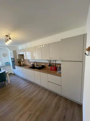 Küche/Küchenzeile in der Unterkunft Ferienwohnung Traumzeit