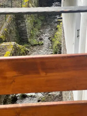 Ein Balkon oder eine Terrasse in der Unterkunft 3 Zimmer Ferienwohnung Denis