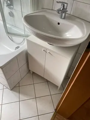 Ein Badezimmer in der Unterkunft Ferienwohnung bei Bad Ems im Lahntal