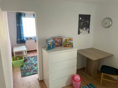 Ein Sitzbereich in der Unterkunft Ferienhaus Rheinnähe