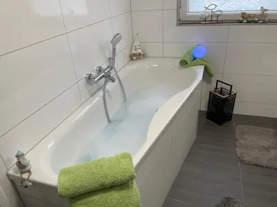 Ein Badezimmer in der Unterkunft Ferienhaus Rheinnähe