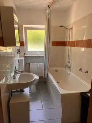 Ein Badezimmer in der Unterkunft Ferien am Maar