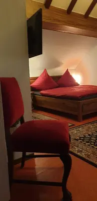 Ein Bett oder Betten in einem Zimmer der Unterkunft Maisonette Elisabeth