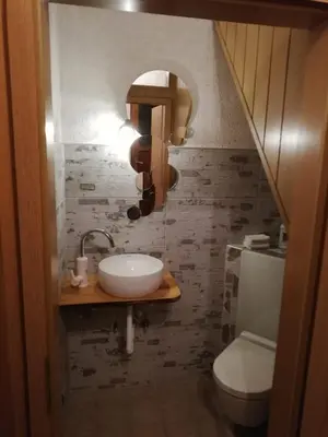 Ein Badezimmer in der Unterkunft Haus Oldenburg
