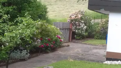 Ein Garten an der Unterkunft Ferienhaus Wald&Wiese