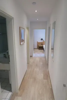 Ein Bett oder Betten in einem Zimmer der Unterkunft Landhaus am See 934