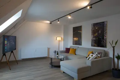 Ein Bett oder Betten in einem Zimmer der Unterkunft Ferienwohnung Vino