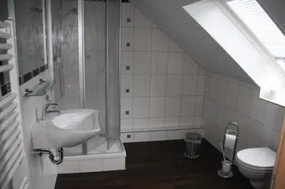 Ein Badezimmer in der Unterkunft Apartments Stiftshof