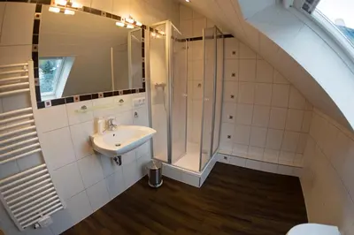 Ein Badezimmer in der Unterkunft Apartments Stiftshof