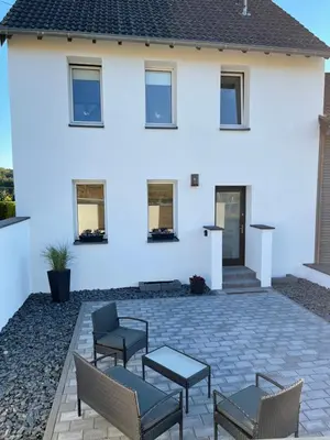 Das Gebäude in dem sich das Privatzimmer befindet
