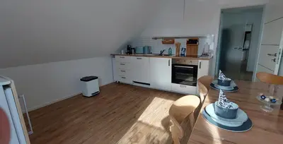 Küche/Küchenzeile in der Unterkunft Haus Erika