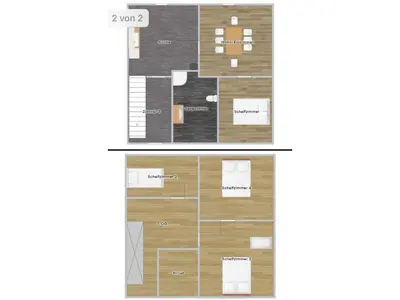 Grundriss der Unterkunft NEU! Ferienhaus Helena