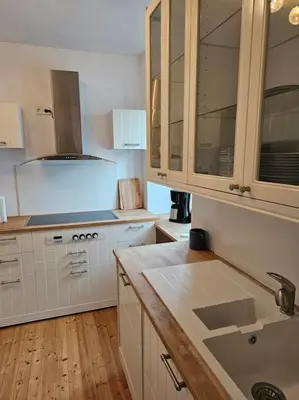 Küche/Küchenzeile in der Unterkunft Große PRIVATE SPA WELLNESS Ferienwohnung in KOBLENZ NÄHE ZUM RHEIN