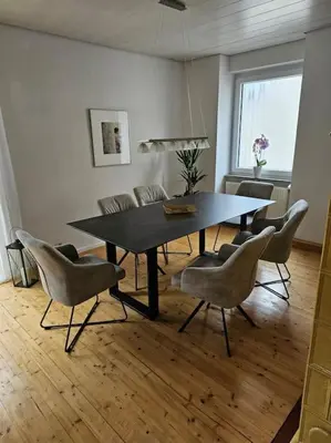 Ein Sitzbereich in der Unterkunft Große PRIVATE SPA WELLNESS Ferienwohnung in KOBLENZ NÄHE ZUM RHEIN