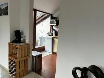 Küche/Küchenzeile in der Unterkunft Ferienwohnung an der Mosel