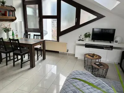TV/Unterhaltungsangebot in der Unterkunft Ferienwohnung an der Mosel