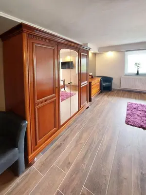 Ein Bett oder Betten in einem Zimmer der Unterkunft Gästehotel Lucendi Premium Lounge