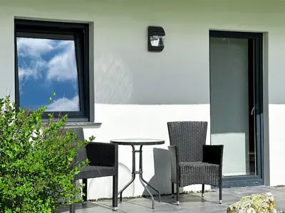 Ein Balkon oder eine Terrasse in der Unterkunft Gästehotel Lucendi Premium Lounge