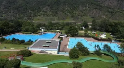 Der Swimmingpool an oder in der Nähe von Ferienwohnung an der Mosel, Julia
