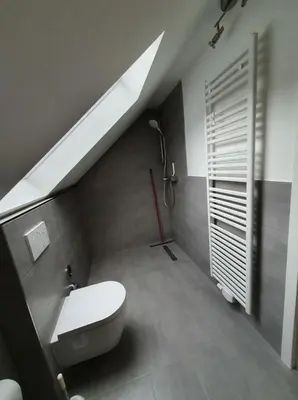 Ein Badezimmer in der Unterkunft Ferienwohnung an der Mosel, Romeo