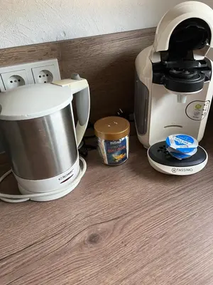 Kaffee-/Teezubehör in der Unterkunft Ferienwohnung Christa