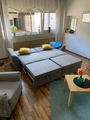 Ein Bett oder Betten in einem Zimmer der Unterkunft FeWo Trasser