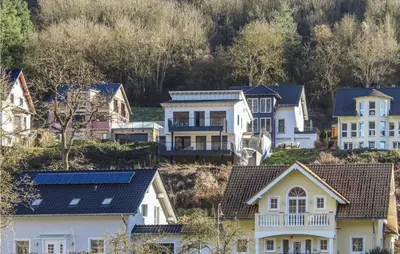 Das Gebäude in dem sich die Ferienwohnung befindet