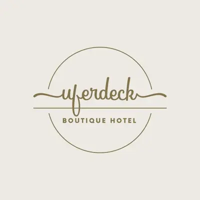 Ein Zertifikat, Auszeichnung, Logo oder anderes Dokument, das in der Unterkunft Uferdeck - Boutique Hotel ausgestellt ist