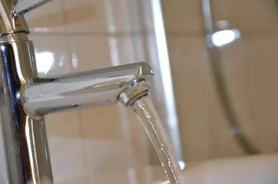 Ein Badezimmer in der Unterkunft Hotel Binz