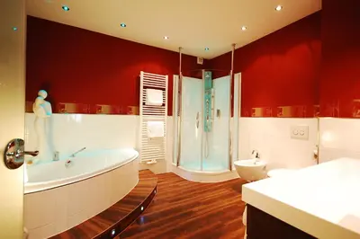 Ein Badezimmer in der Unterkunft Hotel Binz