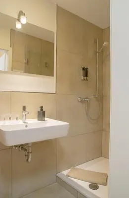 Ein Badezimmer in der Unterkunft B&B Malú am Ring
