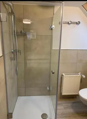 Ein Badezimmer in der Unterkunft B&B Malú am Ring