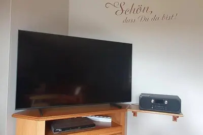 TV/Unterhaltungsangebot in der Unterkunft Ferienwohnung Weiherblick, Vulkaneifel