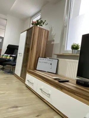 TV/Unterhaltungsangebot in der Unterkunft Ferienhaus Mama Rhein - 134mq