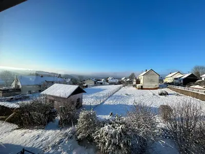 Wohnung mit Panoramablick im Winter