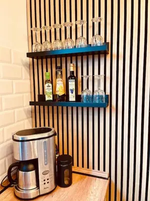 Küche/Küchenzeile in der Unterkunft Ferienwohnung Sofie