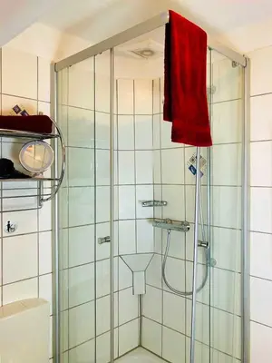 Ein Badezimmer in der Unterkunft Ferienhaus-Am-Alten-Stadttor
