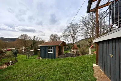 Ein Garten an der Unterkunft Ferienhaus Graacher Himmelreich