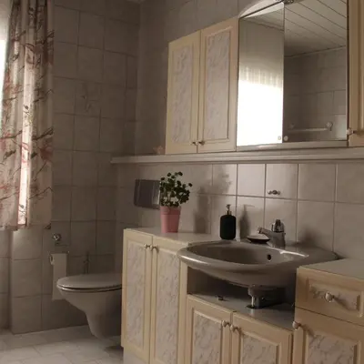 Ein Badezimmer in der Unterkunft Ferienwohnung Mietzner