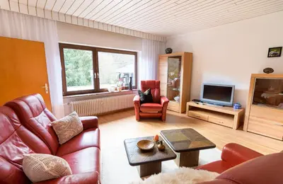 Ein Sitzbereich in der Unterkunft Haus Kallin
