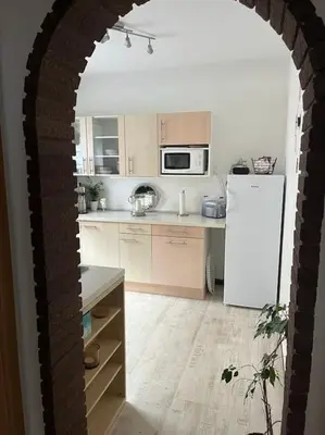Küche/Küchenzeile in der Unterkunft 2-Zimmer Wohnung 80qm bis 4Pers.