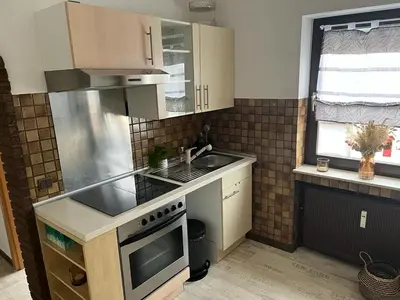 Küche/Küchenzeile in der Unterkunft 2-Zimmer Wohnung 80qm bis 4Pers.