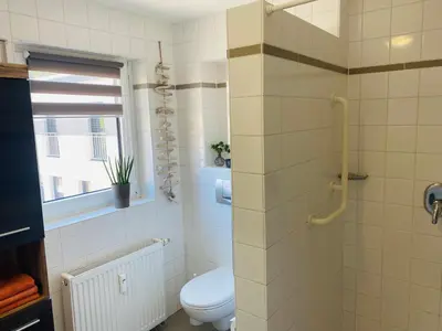 Ein Badezimmer in der Unterkunft Ferienwohnung Am Maarbach