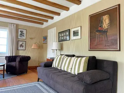 Ein Sitzbereich in der Unterkunft Altes Forsthaus Boppard
