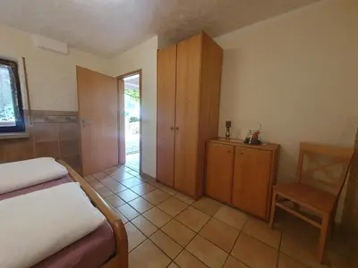 Ein Bett oder Betten in einem Zimmer der Unterkunft Ferienwohnung Moselglück