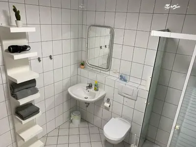 Ein Badezimmer in der Unterkunft Apartment im Grünen bei Koblenz