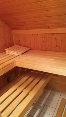 Grundriss der Unterkunft Rheinblick am Rheinsteig mit Balkon und Sauna