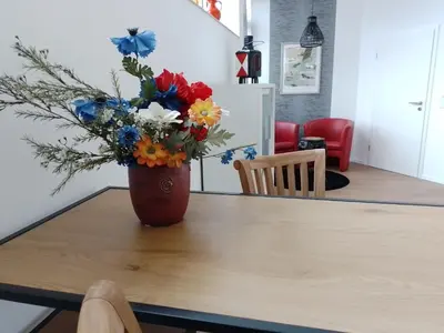 Ein Sitzbereich in der Unterkunft FeWo Dolium Bernkastel-Kues Graach